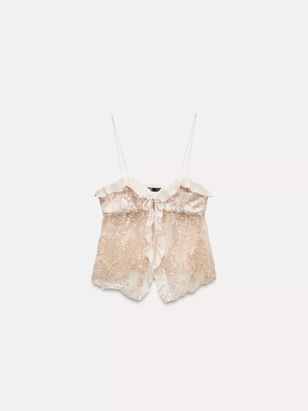 Zara sequin camisole